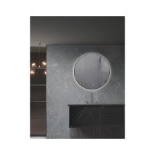 ΚΑΘΡΕΦΤΗΣ LED ΜΕ ΚΟΡΝΙΖΑ ΑΛΟΥΜ. 8MM 70Φ [RODEZ]