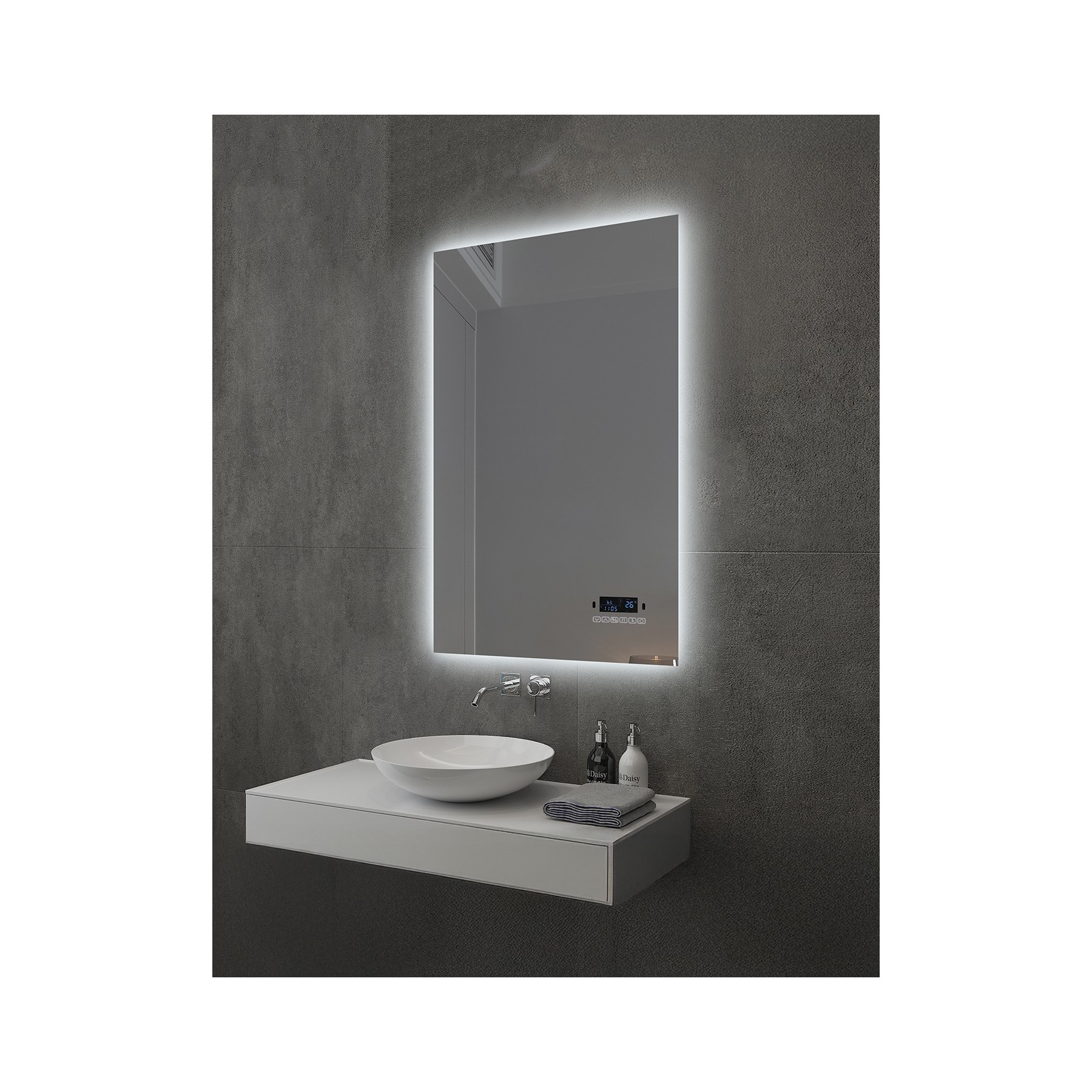 ΚΑΘΡΕΦΤΗΣ LED ΜΕ BLUETOOTH [GLIMM-01]